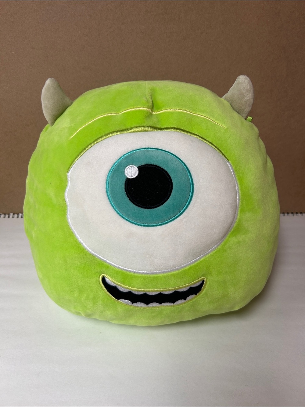 Disney Mike Wazowski Lime Green One-Eye Plush Pillow